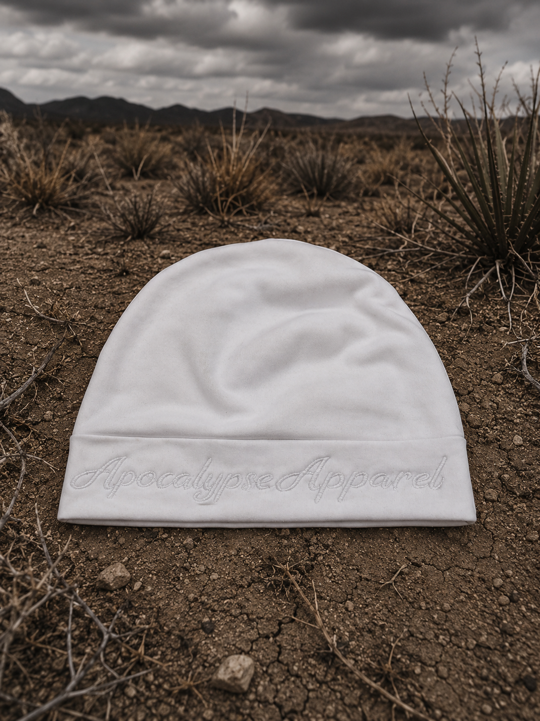 White Apocalypse Apparel Cap