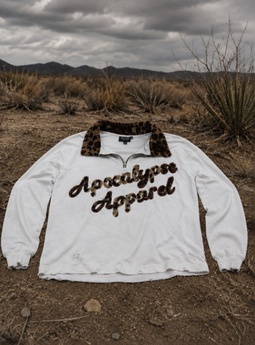 White Leopard Print Shirt